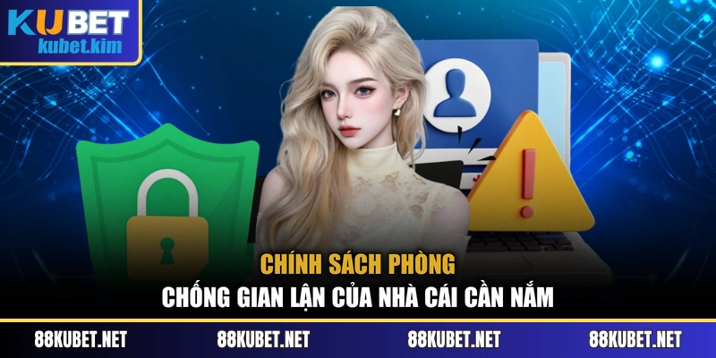 Chính sách phòng chống gian lận của nhà cái cần nắm