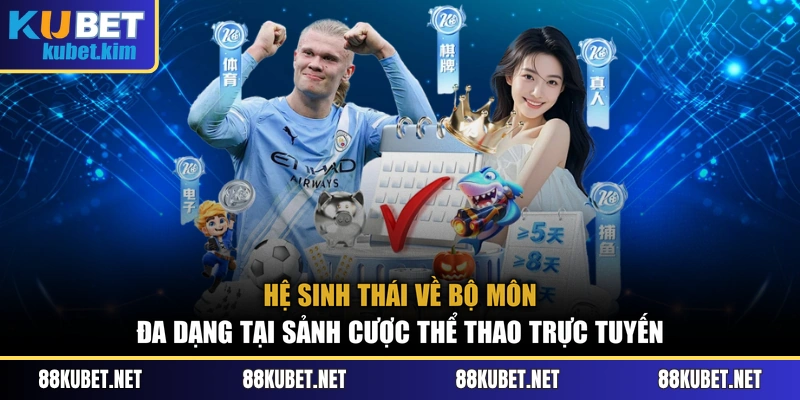 Hệ sinh thái về bộ môn đa dạng tại sảnh cược thể thao trực tuyến